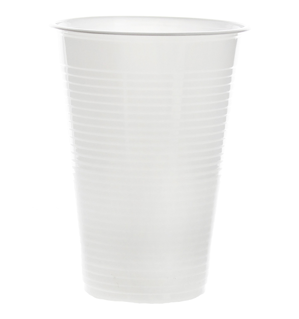 Plastic Cup PP White 220 ml (100 Units) 