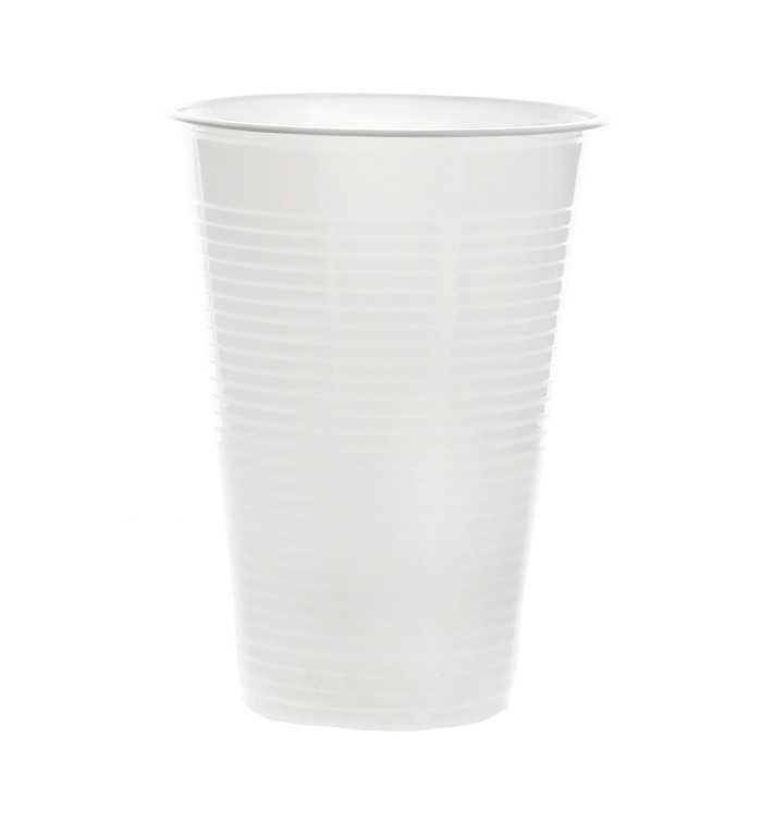 Plastic Cup PP White 220 ml (100 Units) 