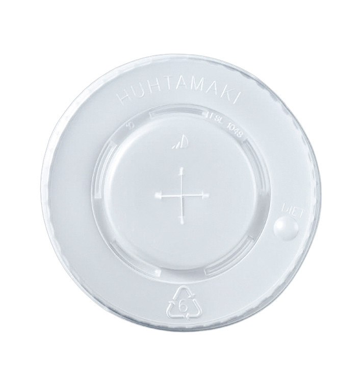 Plastic Lid with Straw Slot PS for Cups of 12, 16, 22 Oz Ø9,0cm 490ml (100 Units) Plastic Lid with Straw Slot PS for Cups of 12, 16, 22 Oz Ø9,0cm 490ml (100 Units)