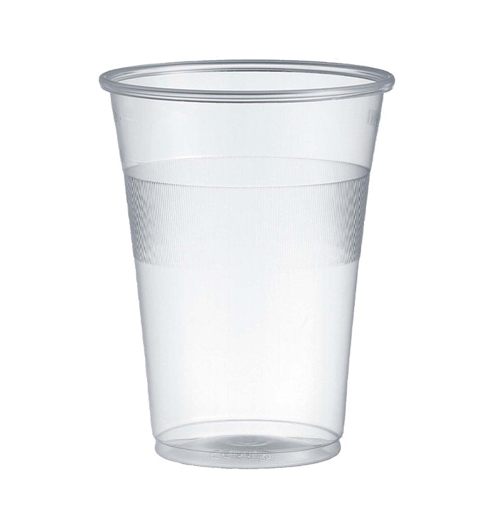 Plastic Cup PP Clear 300ml Ø7,7cm (50 Units) 