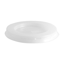 Plastic Lid PS Ø7,7cm for Cup 300ml (100 Units) 