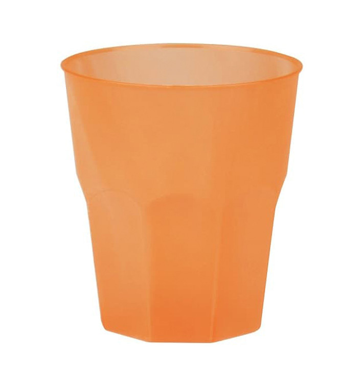 Plastic Cup PP "Frost" Orange 270ml (20 Units) Plastic Cup PP "Frost" Orange 270ml (20 Units)