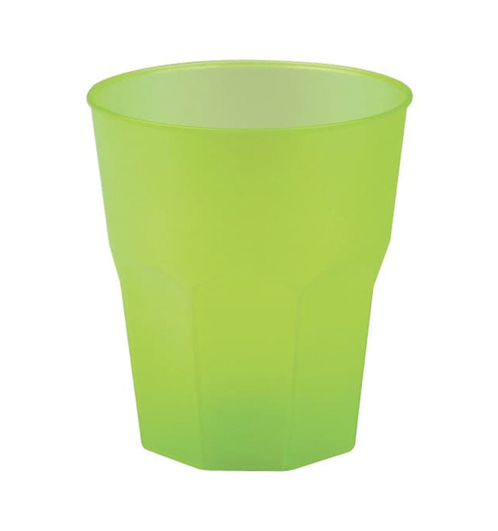 Plastic Cup PP "Frost" Lime Green 270ml (20 Units) Plastic Cup PP "Frost" Lime Green 270ml (20 Units)