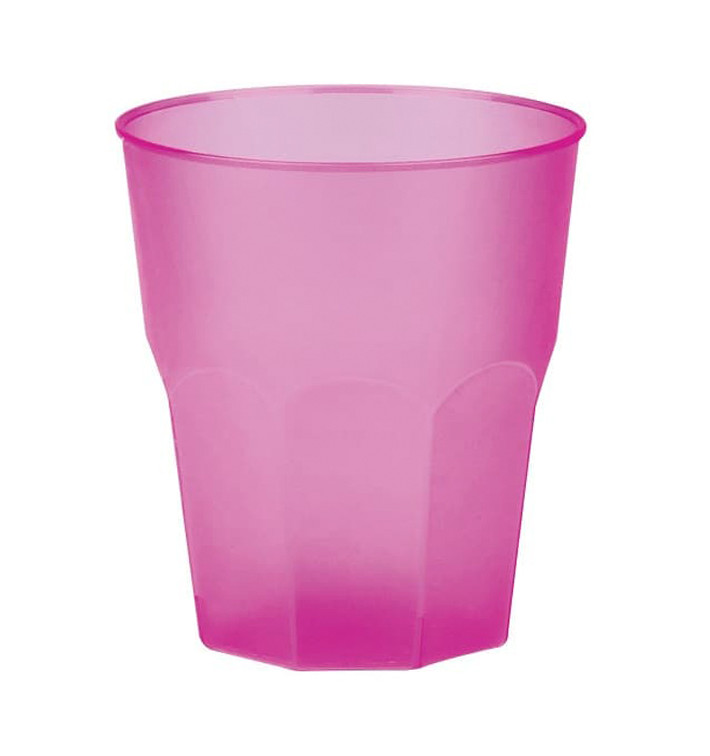 Plastic Cup PP "Frost" Fuchsia 270ml (420 Units) Plastic Cup PP "Frost" Fuchsia 270ml (420 Units)