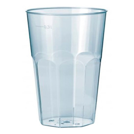 Plastic Cup PP "Deco" Clear 300 ml (30 Units)