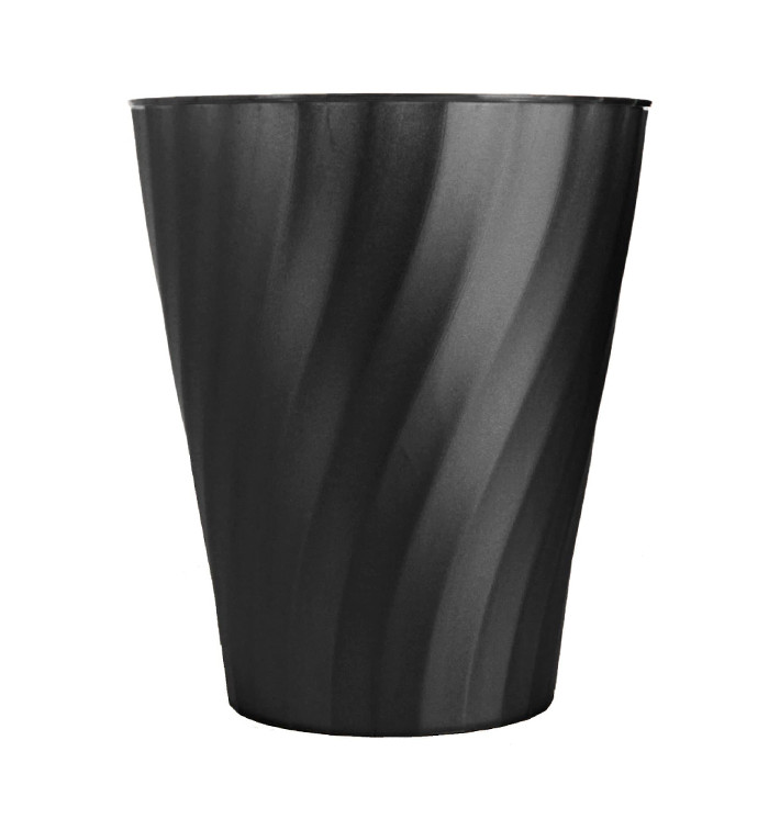 Plastic Cup PP "X-Table" Black 320ml (8 Units) 