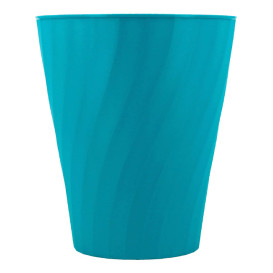 Plastic Cup PP "X-Table" Turquoise 320ml (128 Units)