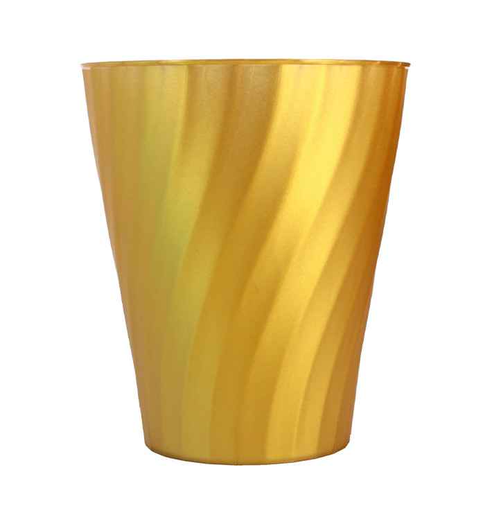 Plastic Cup PP "X-Table" Gold 320ml (8 Units) Plastic Cup PP "X-Table" Gold 320ml (8 Units)