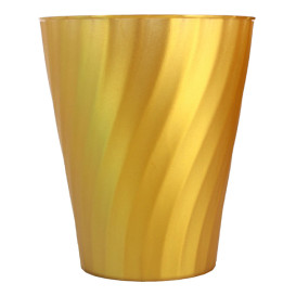 Plastic Cup PP "X-Table" Gold 320ml (128 Units)