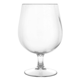 Plastic Stemmed Beer Glass TRITAN Reusable 510ml (6 Units)