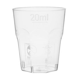 Plastic Shot PS Clear Ø37mm 25ml (50 Units) 