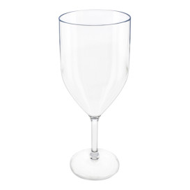 Reusable Plastic Glass Wine PS Clear 300ml (6 Units)