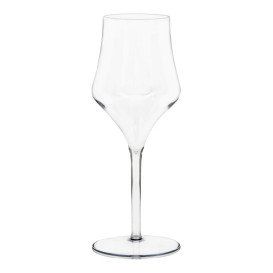 Reusable Plastic Glass Wine Tritan Clear 320ml (1 Unit) 