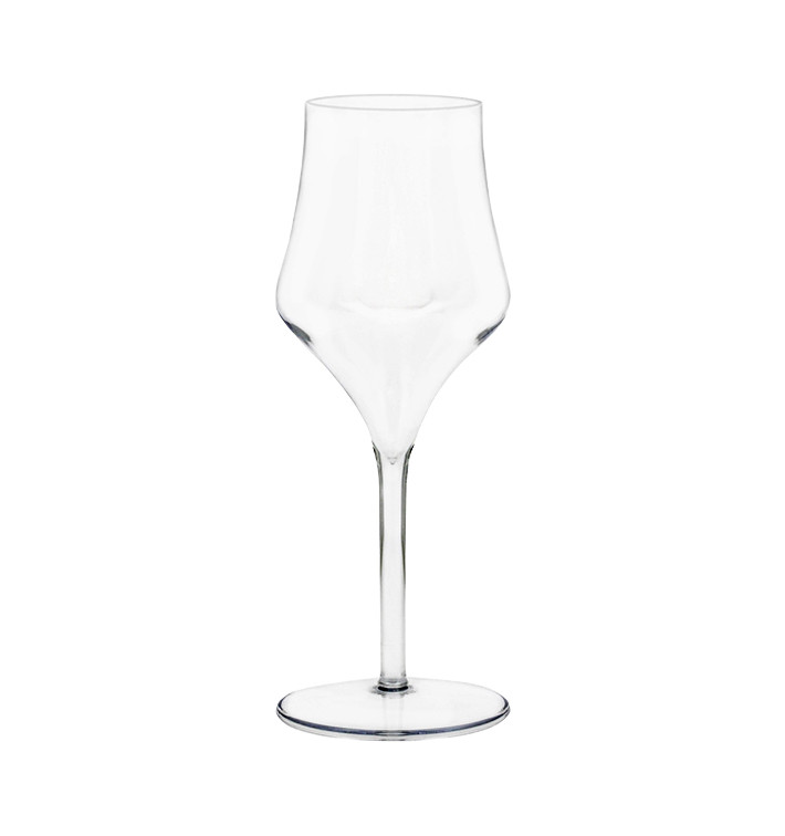 Reusable Plastic Glass Wine Tritan Clear 320ml (1 Unit) 