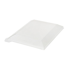 Plastic Lid PET Clear 13x13cm (25 Units) 