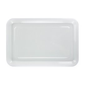 Plastic Tray RPET Transparent 35x24cm (10 Units) 