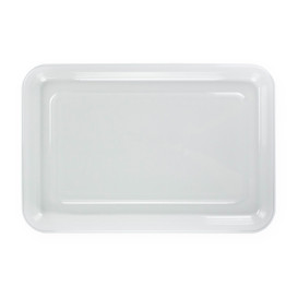 Plastic Tray RPET Transparent 35x24cm (50 Units) 