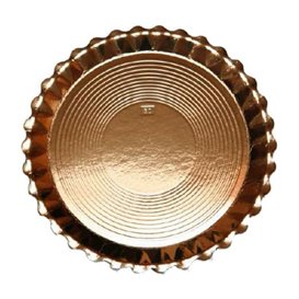 Paper Plate Round Shape Gold "Venus" 28cm (250 Units) 
