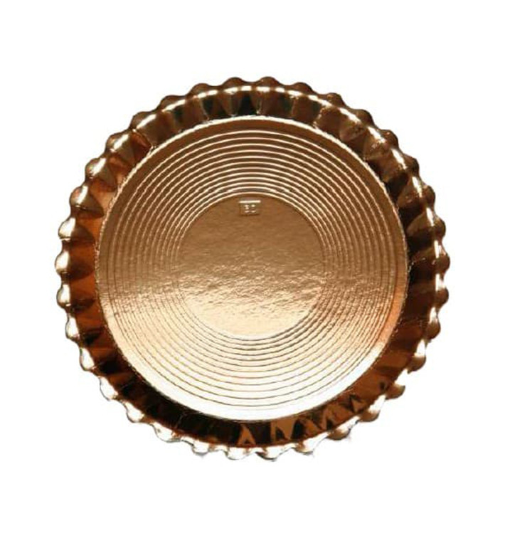 Paper Plate Round Shape Gold "Venus" 28cm (250 Units) Paper Plate Round Shape Gold "Venus" 28cm (250 Units)