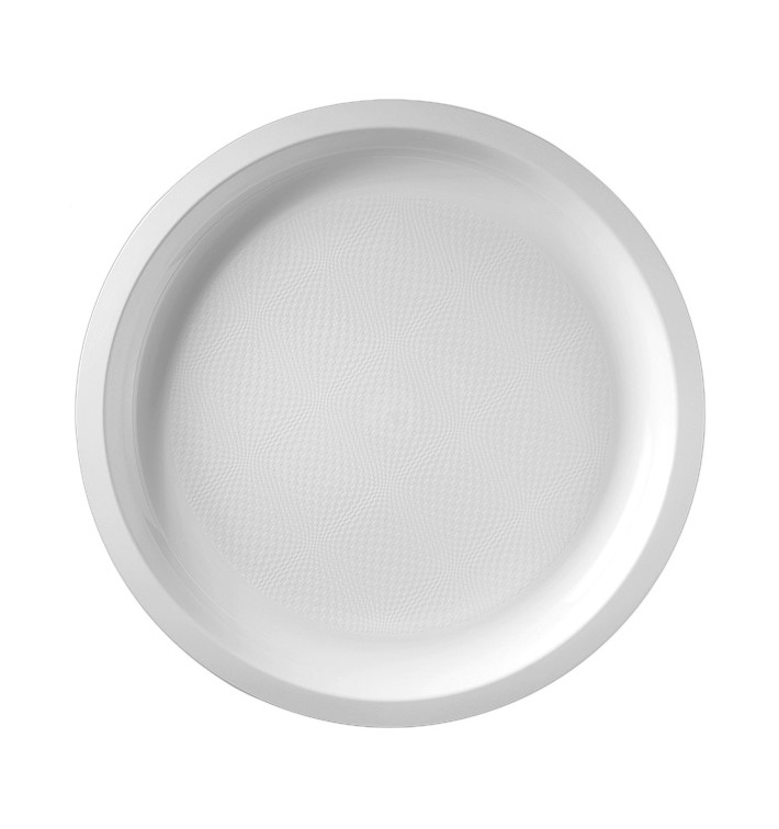 Plastic Plate White "Round" PP Ø29 cm (25 Units) Plastic Plate White "Round" PP Ø29 cm (25 Units)