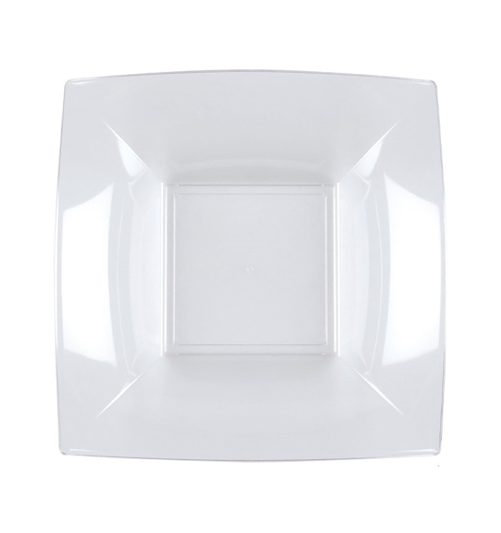 Plastic Plate Deep Clear "Nice" PS 18 cm (25 Units) Plastic Plate Deep Clear "Nice" PS 18 cm (25 Units)