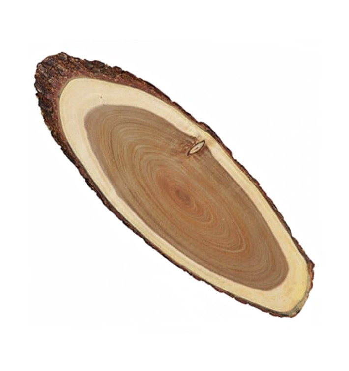 Wooden Serving Platter Oval shape 50,8x20,3x1,9cm (6 Units) Wooden Serving Platter Oval shape 50,8x20,3x1,9cm (6 Units)