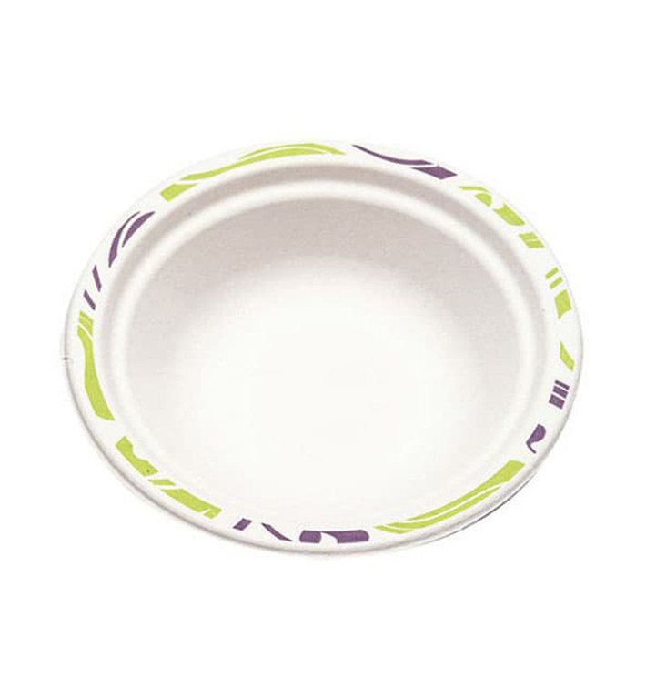 Molded Fiber Bowl "Chinet" White BiColor 340ml Ø16cm (1120 Units) Molded Fiber Bowl "Chinet" White BiColor 340ml Ø16cm (1120 Units)
