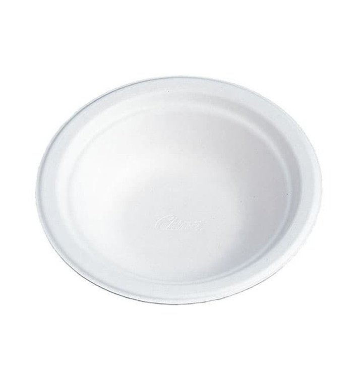 Molded Fiber Bowl "Chinet" White 340ml Ø16cm (140 Units) Molded Fiber Bowl "Chinet" White 340ml Ø16cm (140 Units)