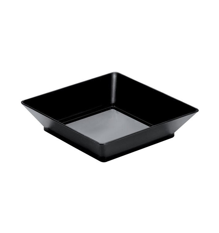 Tasting Plastic Plate PS "Small size" Black 45 ml (750 Units) Tasting Plastic Plate PS "Small size" Black 45 ml (750 Units)