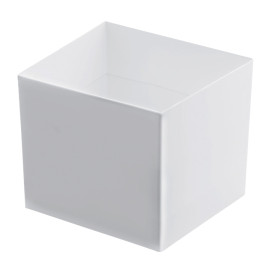 Tasting Plastic Bowl PS "Cube" White 60 ml (240 Units)