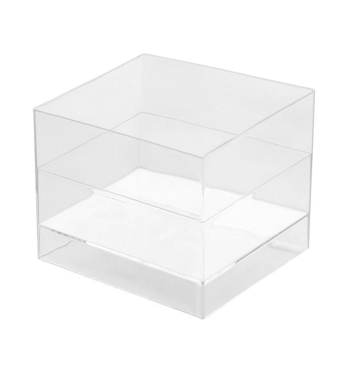 Tasting Plastic Bowl PS "Cube" Clear 60 ml (15 Units) 