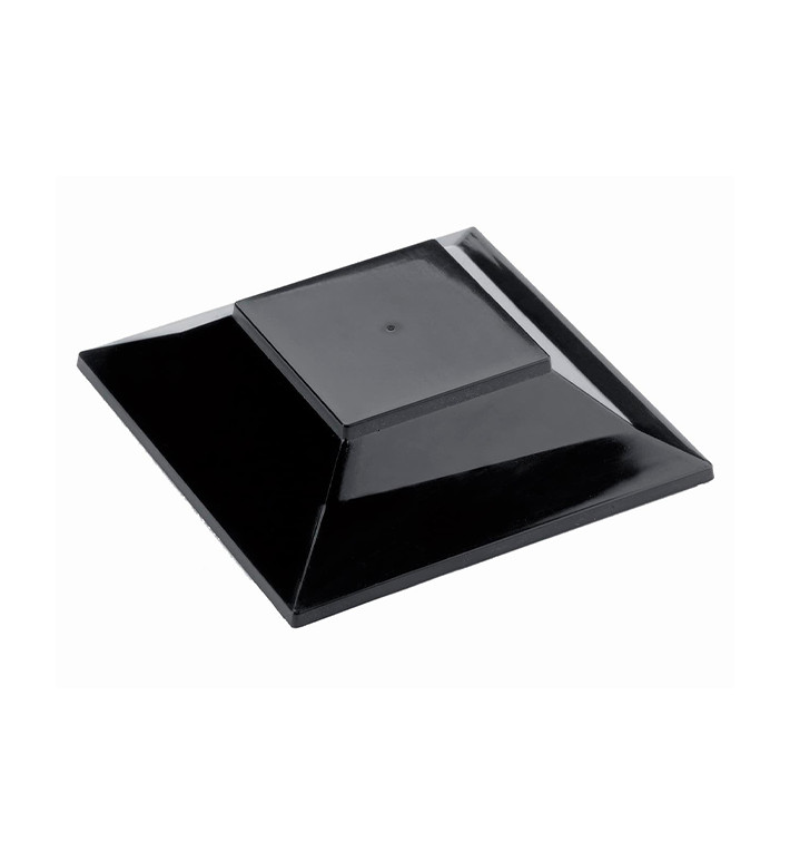 Plastic Lid for Tasting Bowl PS "Pagoda" Medium Size Black 200 ml (12 Units) Plastic Lid for Tasting Bowl PS "Pagoda" Medium Size Black 200 ml (12 Units)