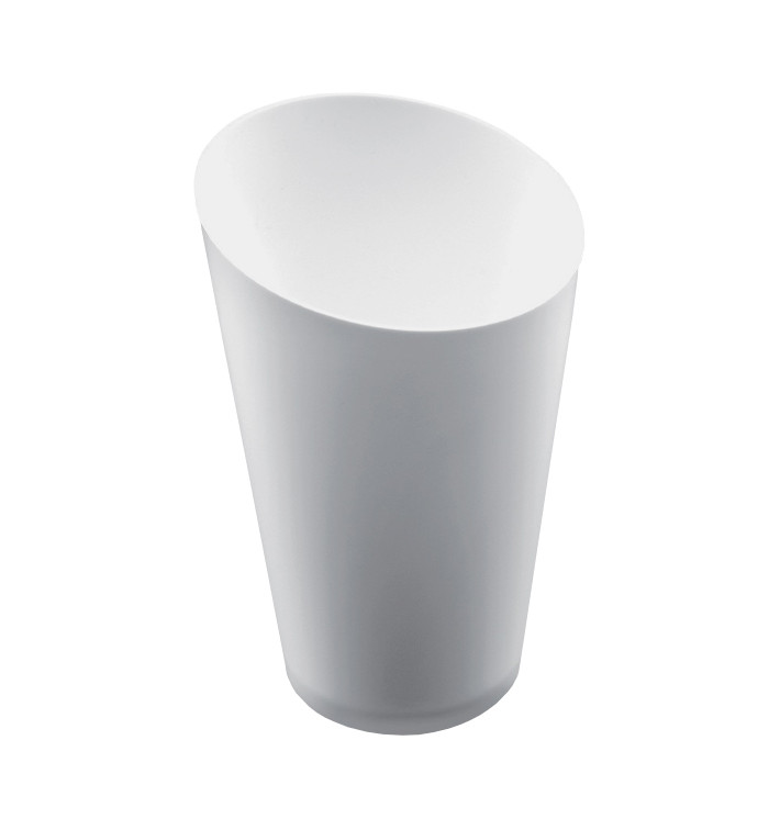 Plastic Tasting Cup PS Cone Shape High White 70 ml (25 Units) Plastic Tasting Cup PS Cone Shape High White 70 ml (25 Units)