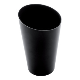 Plastic Tasting Cup PS Cone Shape High Black 70 ml (25 Units) 