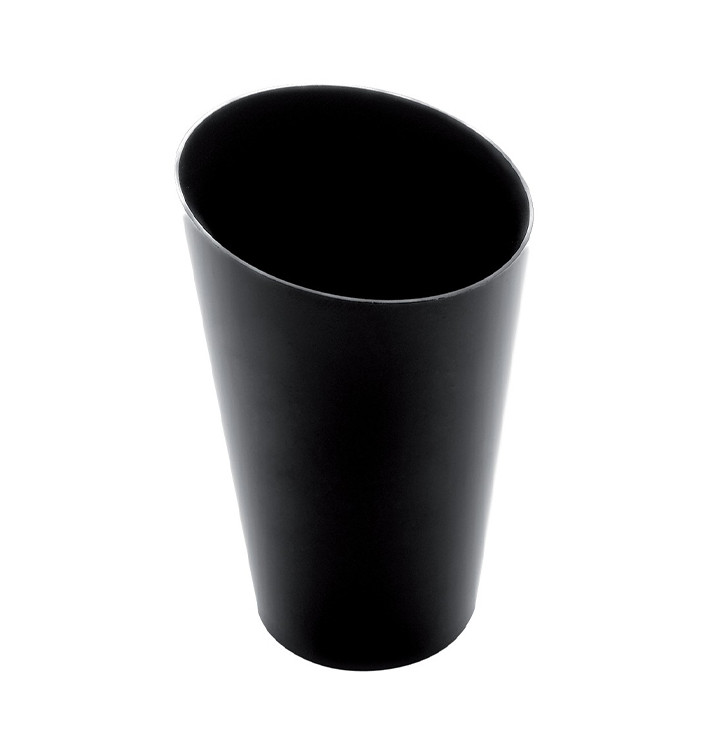 Plastic Tasting Cup PS Cone Shape High Black 70 ml (25 Units) Plastic Tasting Cup PS Cone Shape High Black 70 ml (25 Units)