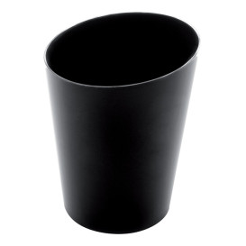 Plastic Tasting Cup PS Cone Shape Black 100 ml (10 Units)