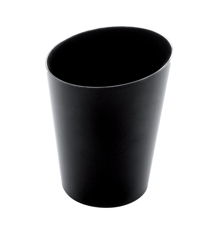 Plastic Tasting Cup PS Cone Shape Black 100 ml (10 Units) Plastic Tasting Cup PS Cone Shape Black 100 ml (10 Units)