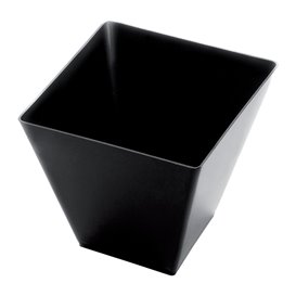 Plastic Tasting Cup PS "Rhombus" Black 95 ml (500 Units)