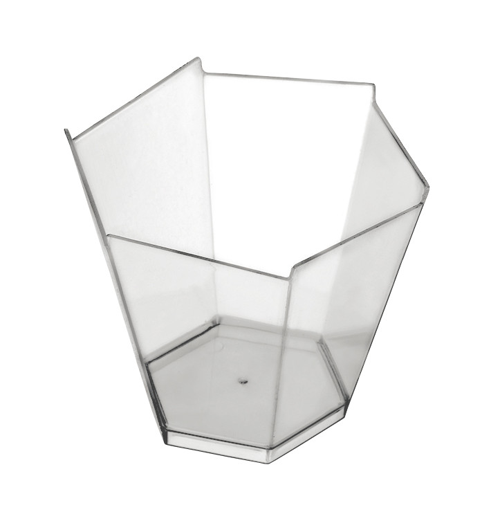 Plastic Tasting Cup PS "Gardenia" Clear 100 ml (25 Units) Plastic Tasting Cup PS "Gardenia" Clear 100 ml (25 Units)