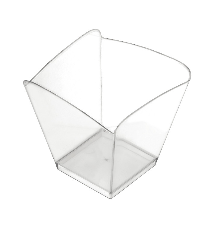 Plastic Tasting Cup PS "Onda" Clear 100 ml (25 Units) Plastic Tasting Cup PS "Onda" Clear 100 ml (25 Units)