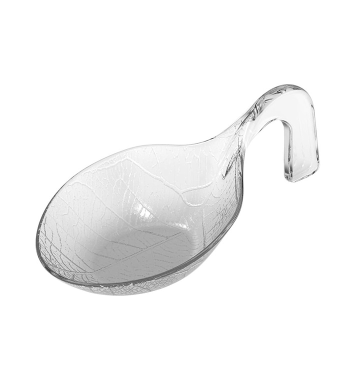 Tasting Spoon PS Crystal "Clorofilla" Clear 9,cm (30 Units) Tasting Spoon PS Crystal "Clorofilla" Clear 9,cm (30 Units)