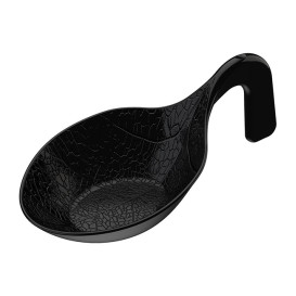 Tasting Spoon PS Crystal "Clorofilla" Black 9,6cm (600 Units) 