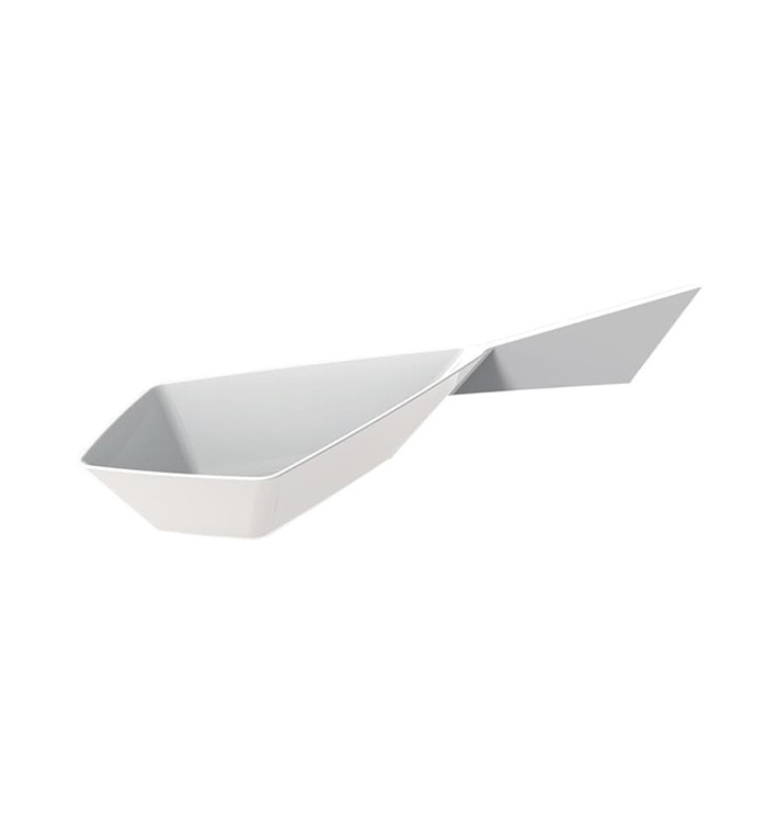 Tasting Spoon PS "Kite Diamond" PS White 20ml (30 Units) Tasting Spoon PS "Kite Diamond" PS White 20ml (30 Units)