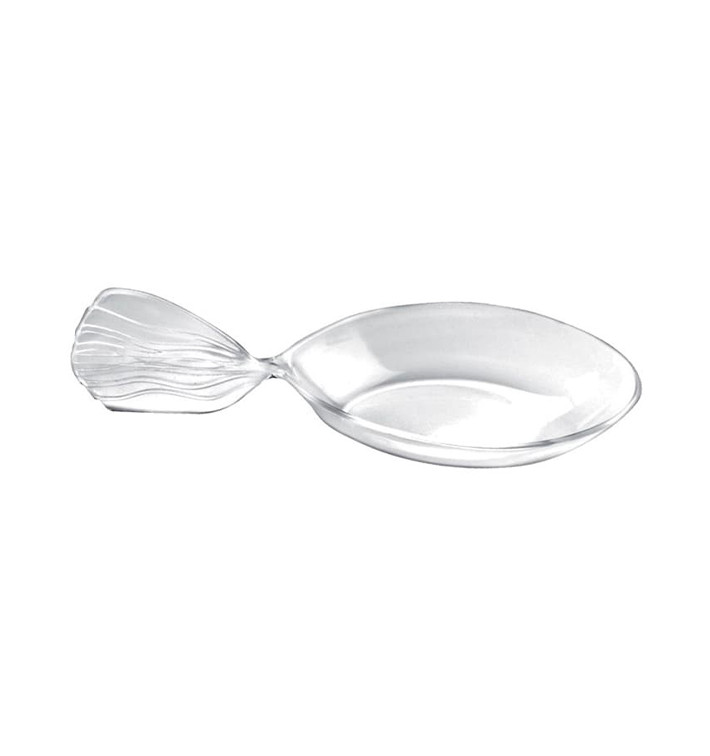 Tasting Spoon PS "Fish" Clear 12 cm (600 Units) Tasting Spoon PS "Fish" Clear 12 cm (600 Units)