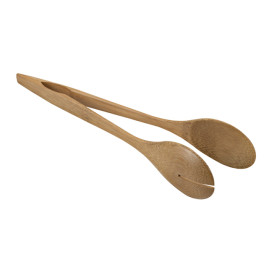 Bamboo Salad Tongs 25cm (50 Units)