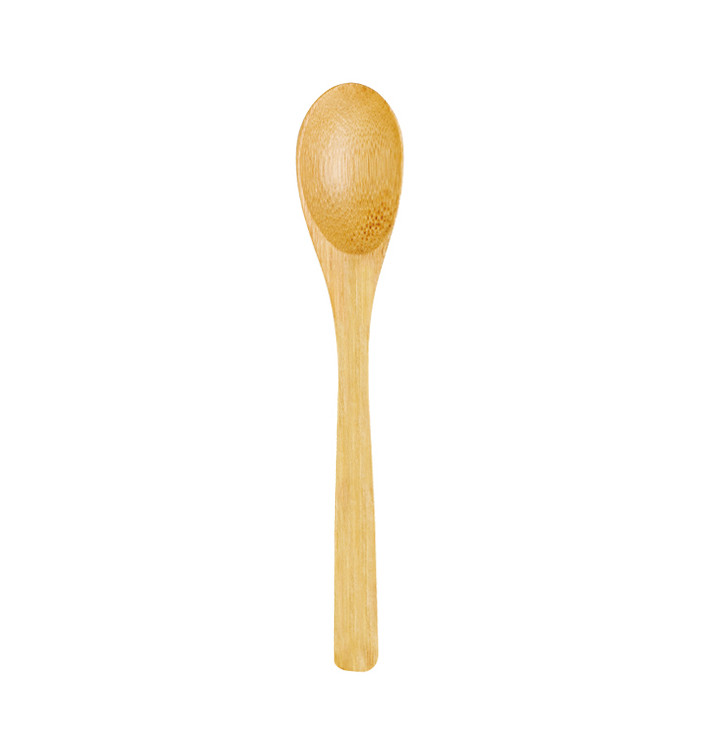 Bamboo Teaspoon 12cm (50 Units) Bamboo Teaspoon 12cm (50 Units)