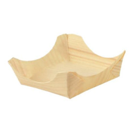 Pine Leaf Boat Tray 7,5x7,5x3cm (100 Units)  
