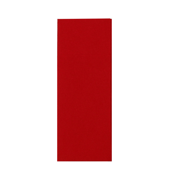 Pocket Fold Paper Napkins Red 32x40cm (1200 Units) Pocket Fold Paper Napkins Red 32x40cm (1200 Units)