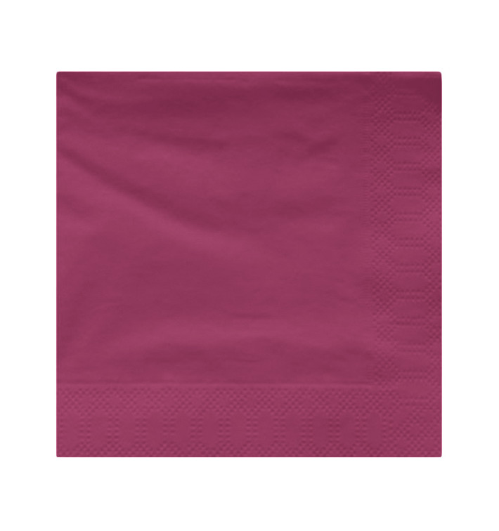 Paper Napkin Edging Fuchsia 20x20 2C (100 Units) Paper Napkin Edging Fuchsia 20x20 2C (100 Units)