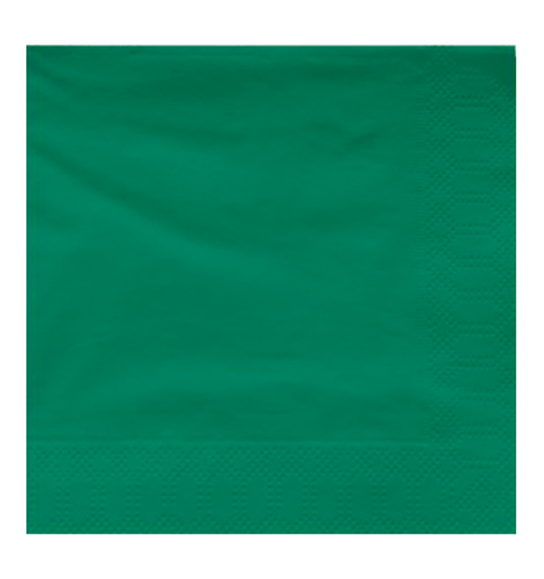 Paper Napkin Edging Green 20x20cm 2C (100 Units) 